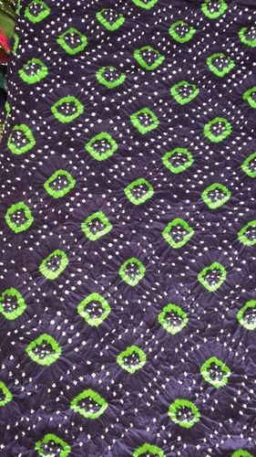 Washable Unstitched Bandhej Cotton Silk Dress Material