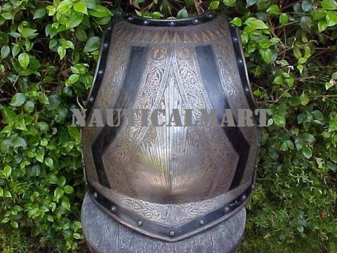 17 th Century Etched Breastplate