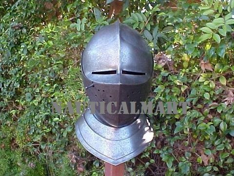 Medieval European Close Armor Helmet