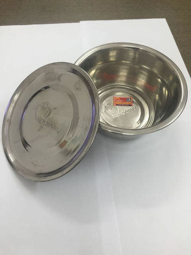 S.S Finger Bowl - Stainless Steel, 0.30-1.6 mm Thickness, Silver | With Cover, Ideal for Home Use
