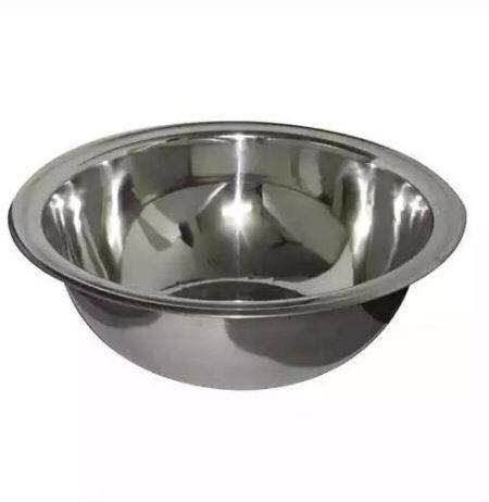 S.S Dee Bowl - Stainless Steel, 0.3-0.6 Millimeter, Silver | Ideal for Home Usage with Durable Design and Elegant Appearance