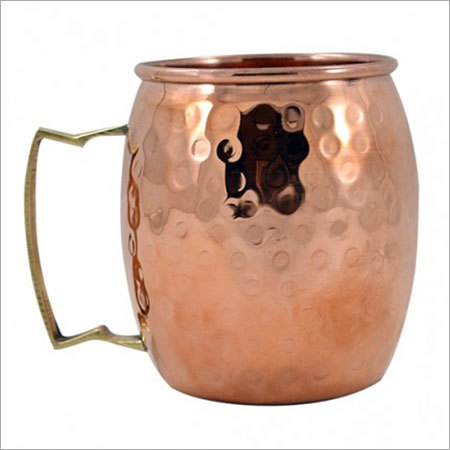 Hammered Copper Moscow Mule Mugs