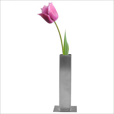 Silver Flower Pots