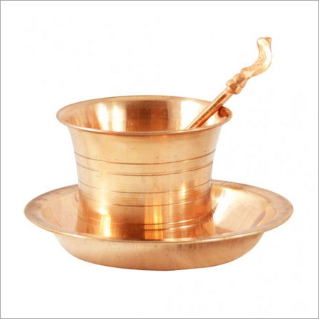 Copper Panchapatra Set