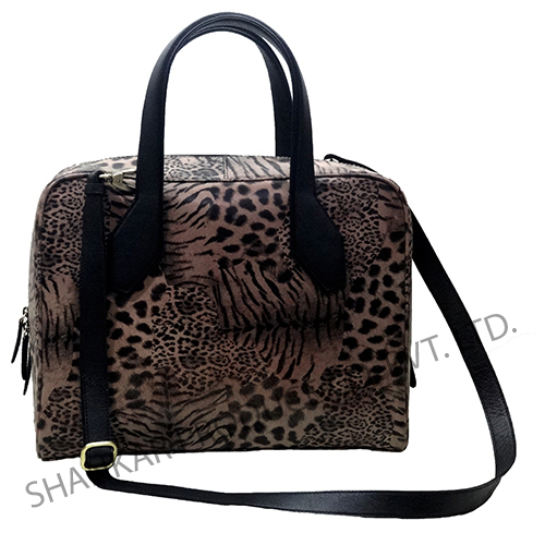 Leopard Print Leather Fashion Bag