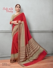 Angelic Red Kotagiri Silk Designer Saree