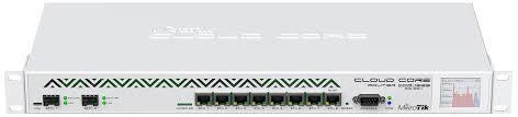 CCR1036-8G-2S+ - 1U Rackmount White, 36-Core Tilera CPU, 8 Gigabit Ethernet, 2 SFP+ 10G Ports, 4-16GB RAM, USB, Serial