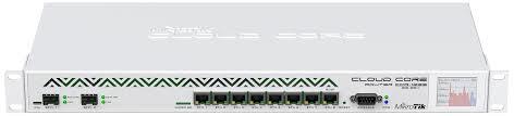 CCR1036-8G-2S+EM - 44x23x4.5 cm White, 36-core Tilera CPU, 4GB/16GB RAM, 2 SFP+ 10G Ports, 8 Gigabit Ethernet | Rackmount, Expandable RAM, Reliable Routing