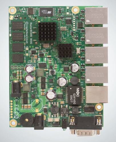 RBB850G - Dual Core CPU, Five Gigabit Ports, Compact Ethernet Router | Fast Network Routing, Reliable Performance