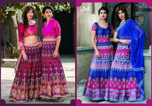 BELA GHAGRAMOQ - Various Fabrics, Multiple Sizes, 8 Pieces, Vibrant Colors | Elegant Design, Stylish Outfits, Full Album