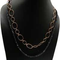 Just Stunning Design !! Black Onyx 925 Sterling Silver Necklace Gender: Women