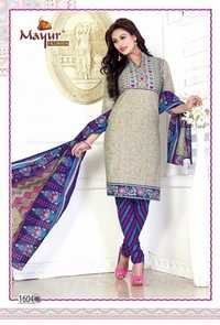 New Cotton Dress Materials With Cotton Dupatta