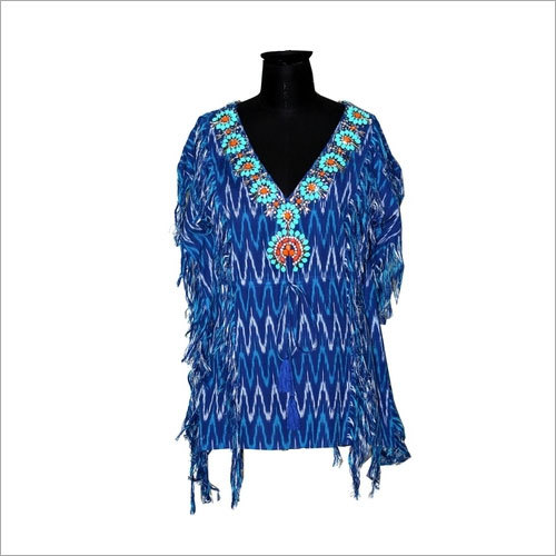 Swim Poncho Blue Patola