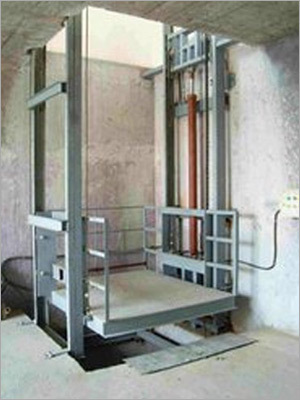 Double Mast Hydraulic Goods Lift