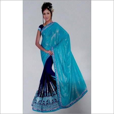 Embroidery work sarees