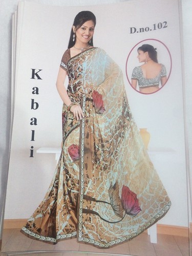 printed saree