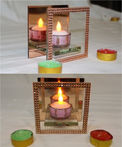 Diya with Mirror