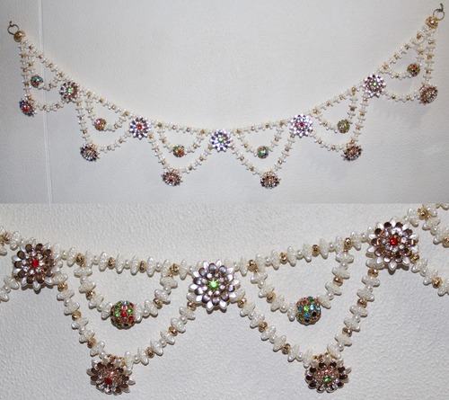 Toran - Plastic Beads & Flowers, Multicolor | Adds Elegance, Attractive Design, Beautiful Decor, Durable Material, Easy to Hang