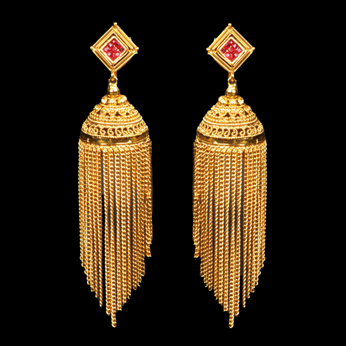 Golden Colour Fancy Earring