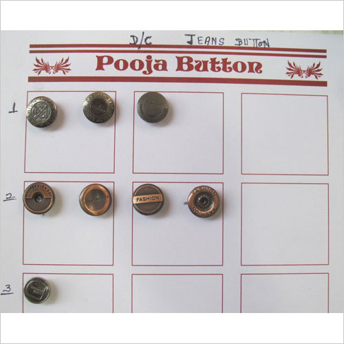 Alloy Jeans Buttons