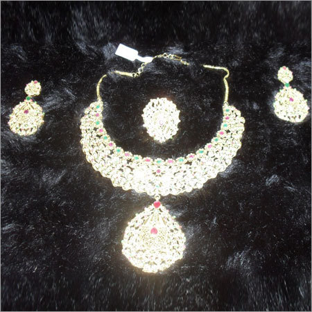 Golden Gold Plated Necklace Set