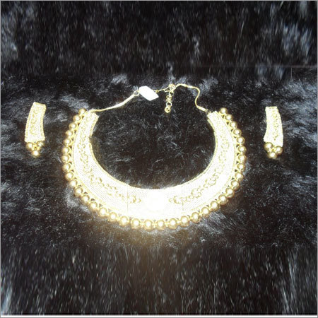 Golden Designer Necklace Set