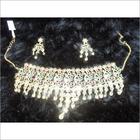 Golden Gold Plated Necklace Set