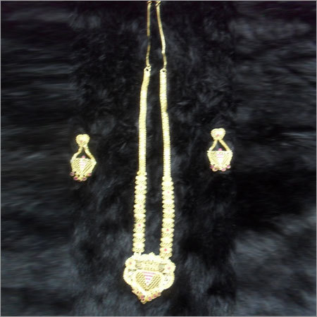 Golden Designer Gold Plated Necklace Set