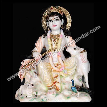 Marble Krishna Statue