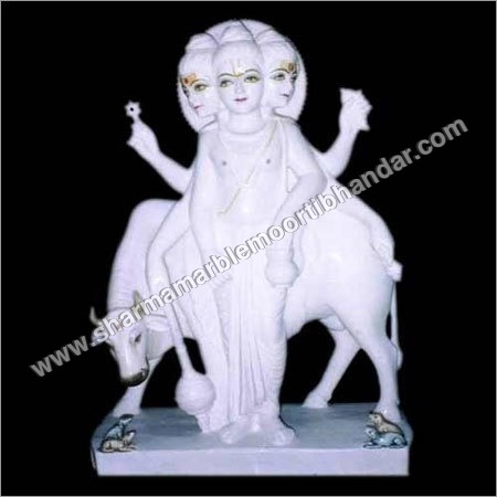 Lord Dattatreya Marble Statue