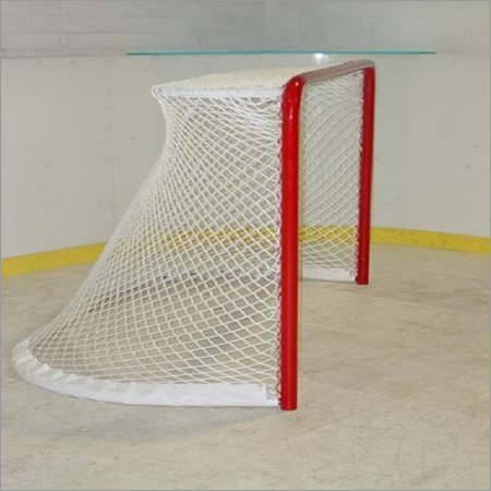 White Hockey Goal Net