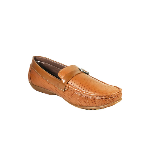 Leather Shoes - Superior Quality Leather, Size Variety , Tan Color, Sleek Design, Long Lasting Shine, Modern Style