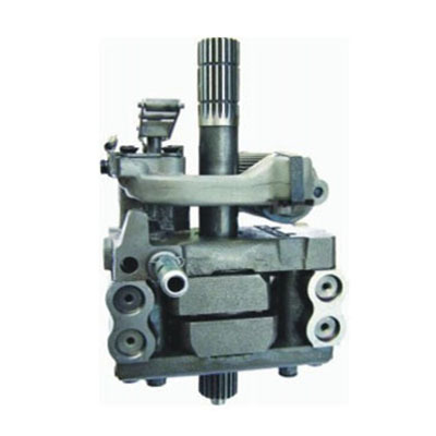 Hyd Pump Assy - Steel, 21 Spline, Pressure 2800-3200 PSI, MF 240/245/250/165/175/185/265/275/285 Models, Straight Lever, Filter Faces Down