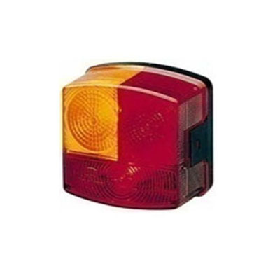 Indicator Rear Lamp Right - Plastic, 70x70x50mm, Red Amber, 12V 10W | Bright Illumination, Durable Design, Easy Installation, Long Lifespan
