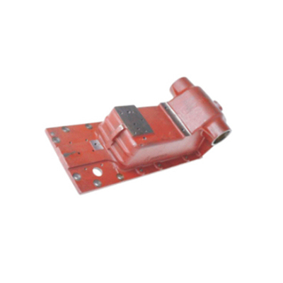 Hydraulic Lift Head - Cast Iron, 15x10x5 cm, Red | Smooth Operation, Precise Lifting, 1000 kg Capacity, 100 bar Pressure