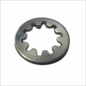 Silver Tooth Lock Washer