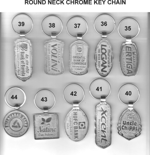 ROUND NECK CHROME KEY CHAIN (4)