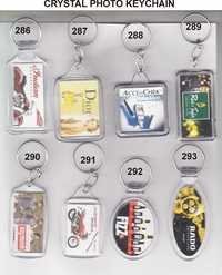 Black And White Crystal Keychain