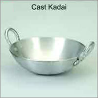 Mirror Polished Aluminium Kadai