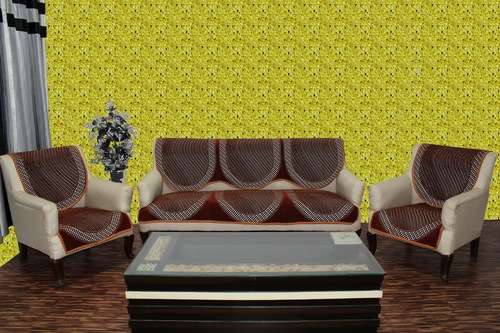 Printed Chenille Sofa Cover Activa