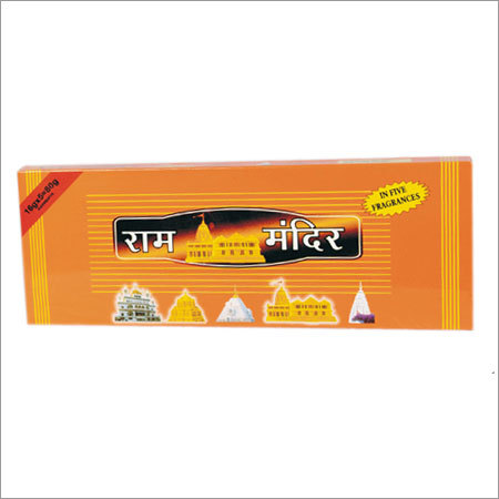 Fragrance Incense Sticks - Wood and Herbal, 10 Inches, Orange | Herbal Fragrance, Long-Lasting Scent, Air Freshener, Mood Enhancer
