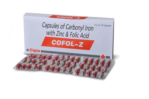 Cofol Z ( Iron Tablets) Cipla General Medicines