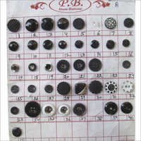 Fabric Covered Buttons - Fabric & Resin, Varied Diameter, Black Color | Stylish, Durable, Customizable, Sew-on Fasteners, Versatile Shapes