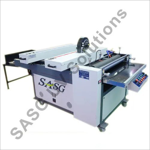 Roller Coater With Uv Dryer Coating Speed: 30 Mm/M