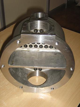 Powder Coated Heat Exchanger Head Steel Casting