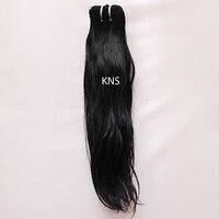 Straight Human Hair - Color: Natural Colour Black And Brown