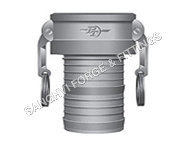 Stainless Steel Type C Female Coupler Hose Shank