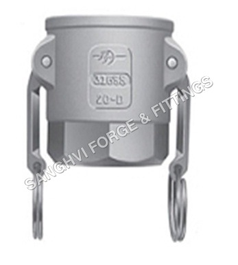 Type D Female Coupler - Lightweight Stainless Steel Various Sizes from 1/2 to 6 Inches | Corrosion Resistant High Impact Resistance