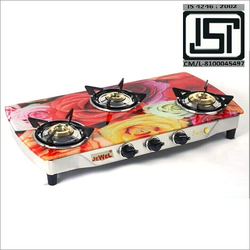 Three Burner Glass Top Digital