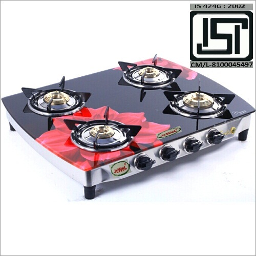 Four Burner Glass Top Digital